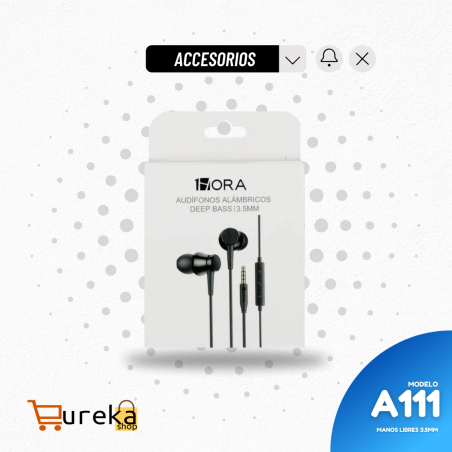 Manos Libres 3.5mm Deep Bass