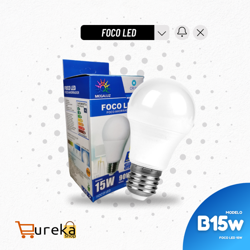 Foco LED 15w Megaluz Foco LED 15w Megaluz