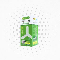 Lampara LED 3 Aspas