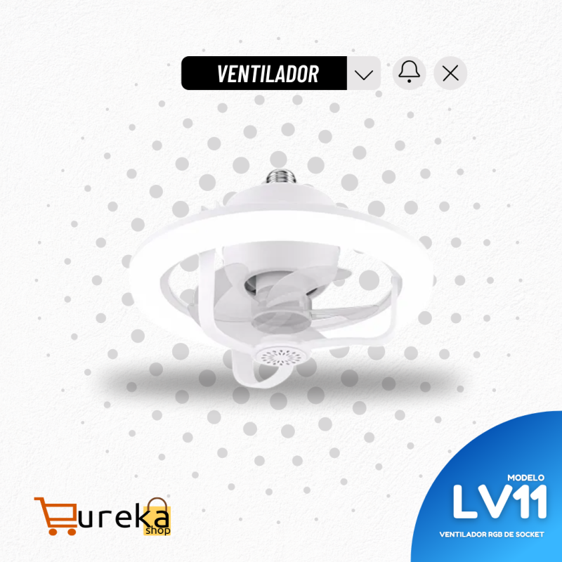 Ventilador LED 50w RGB