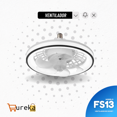 Ventilador con lampara FS13